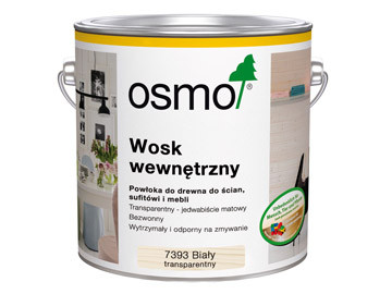 Cire d'intérieur OSMO blanche transparente 2,5 L
