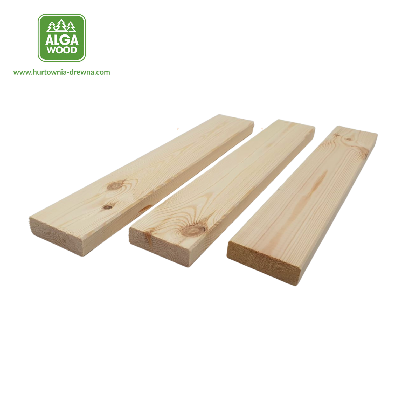 Planche 18×60 Pin rabotée S4S classe AB – AlgaWood