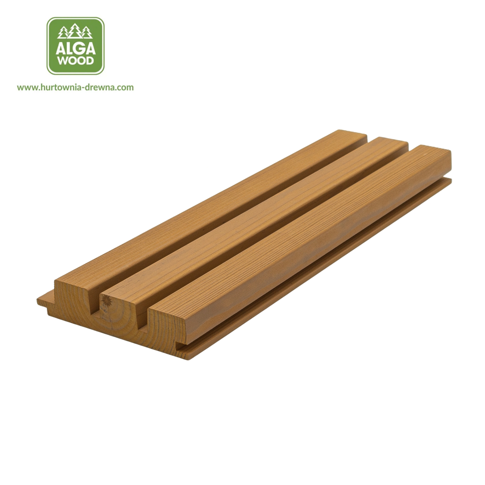 Planche de Pin Thermo brossé 32×142 ROMB x3V HONEY WOOD classe AB
