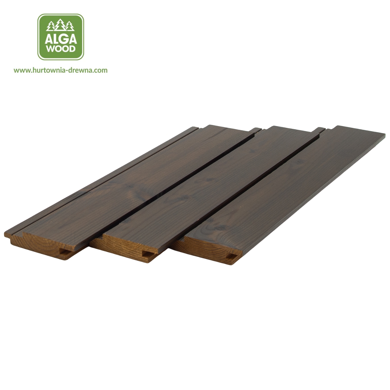 19×90 Thermo Pin UTS+ Brun foncé classe AB – AlgaWood