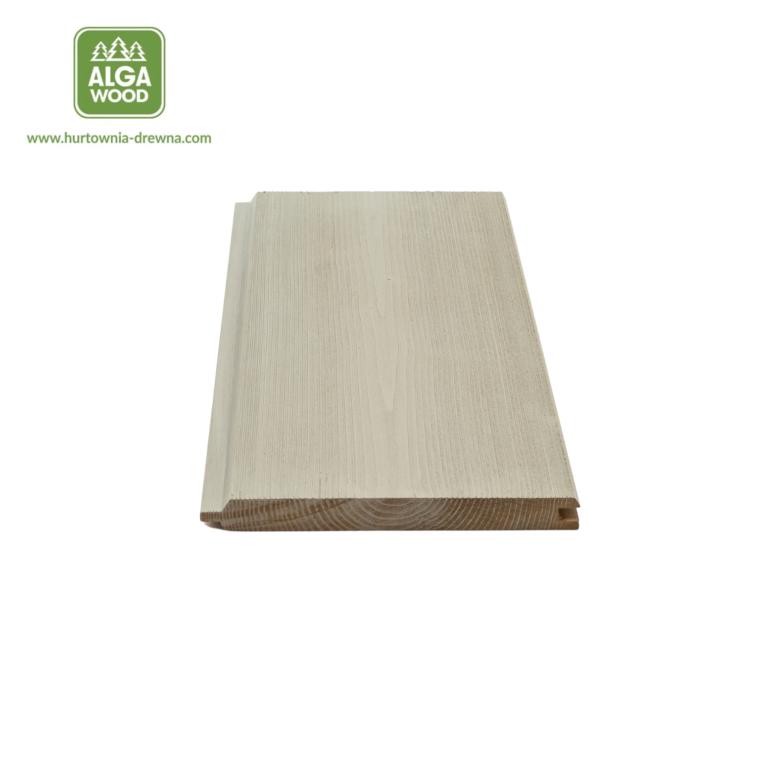 Planche Épicéa Thermo Brossé 19×185 PHASE GRIS URBAIN, classe NATUR – AlgaWood