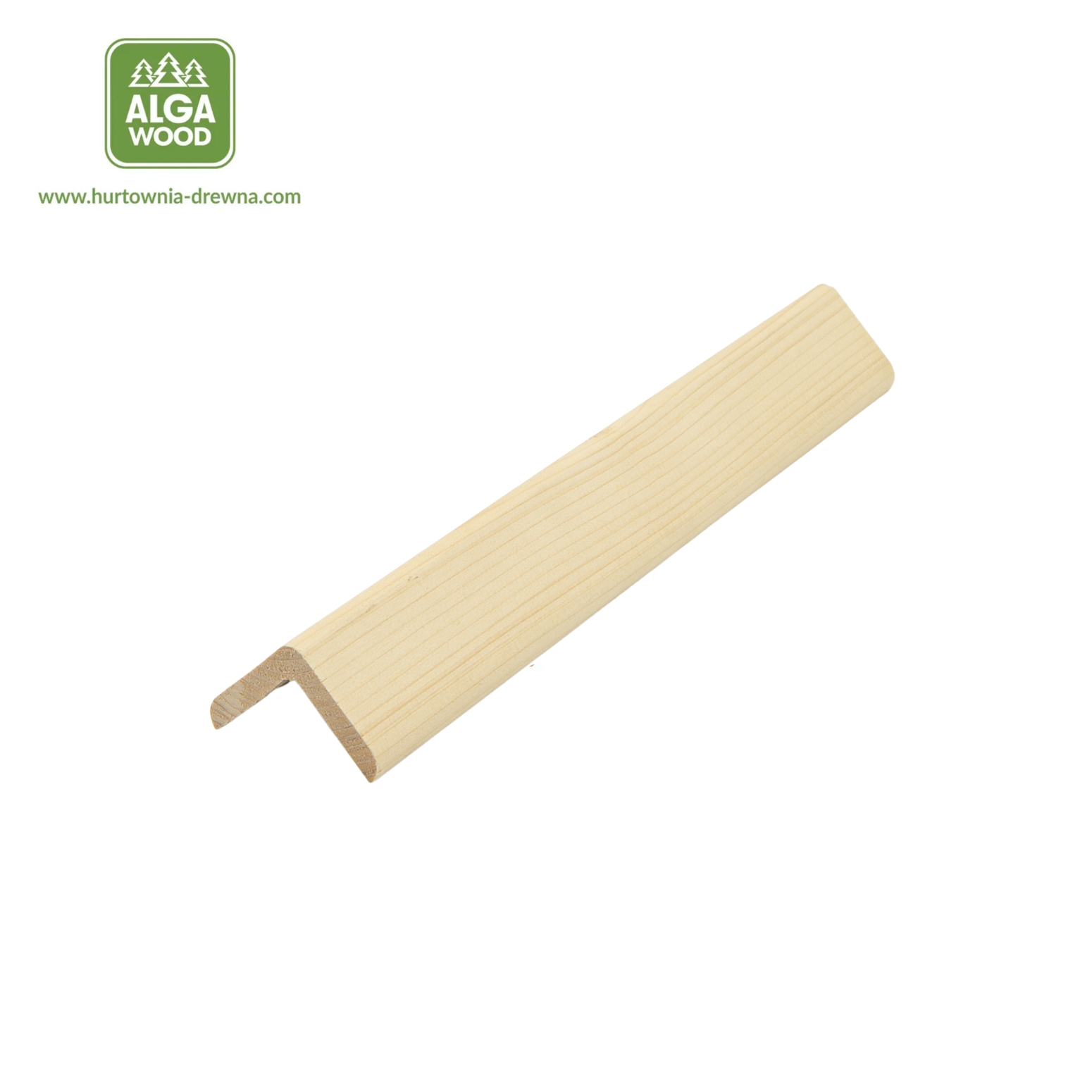 50×50 Carré en bois d'épicéa 10 mm