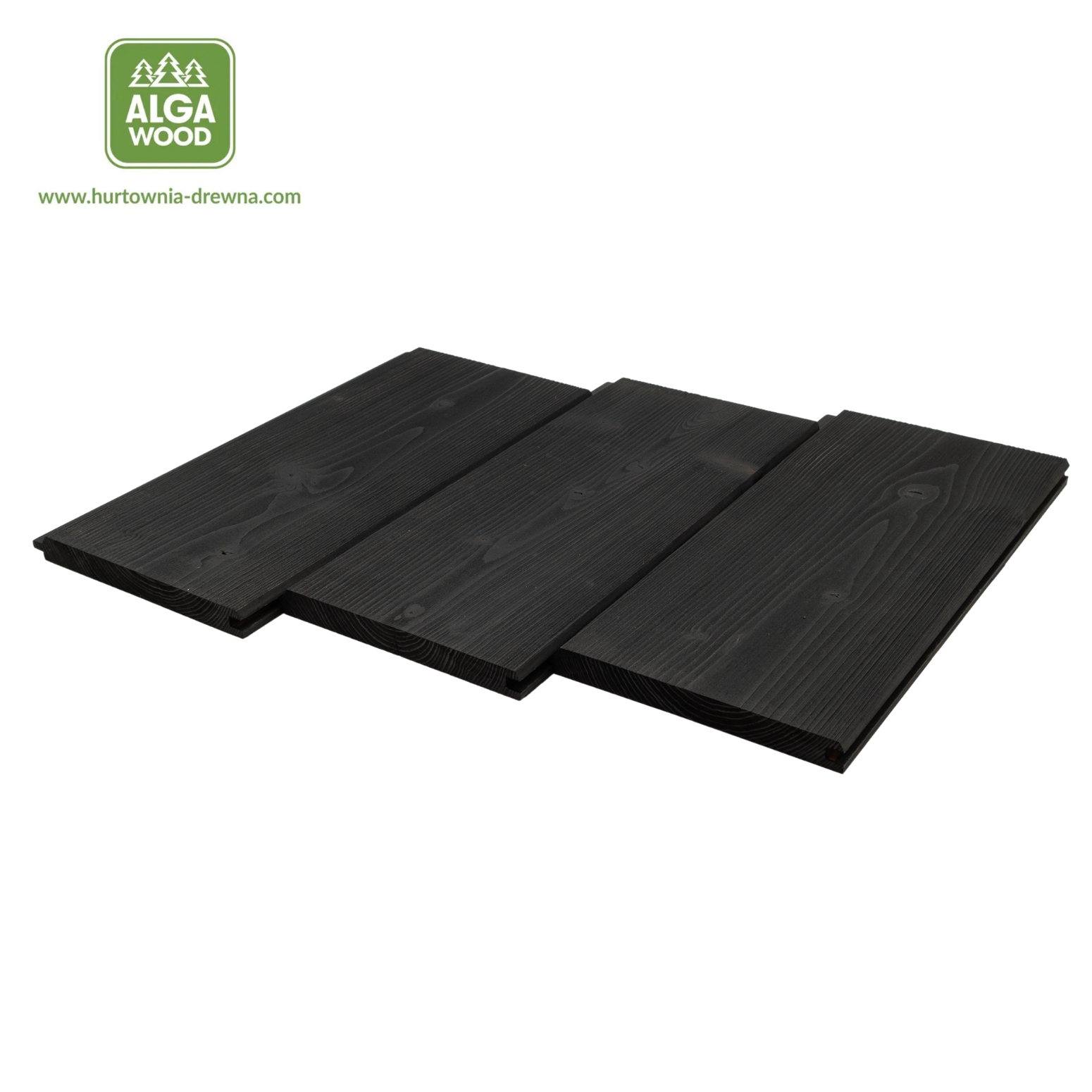 Planche brossée Thermo Świerk 19×185 classe FAZA SPECIAL BLACK NATUR – AlgaWood