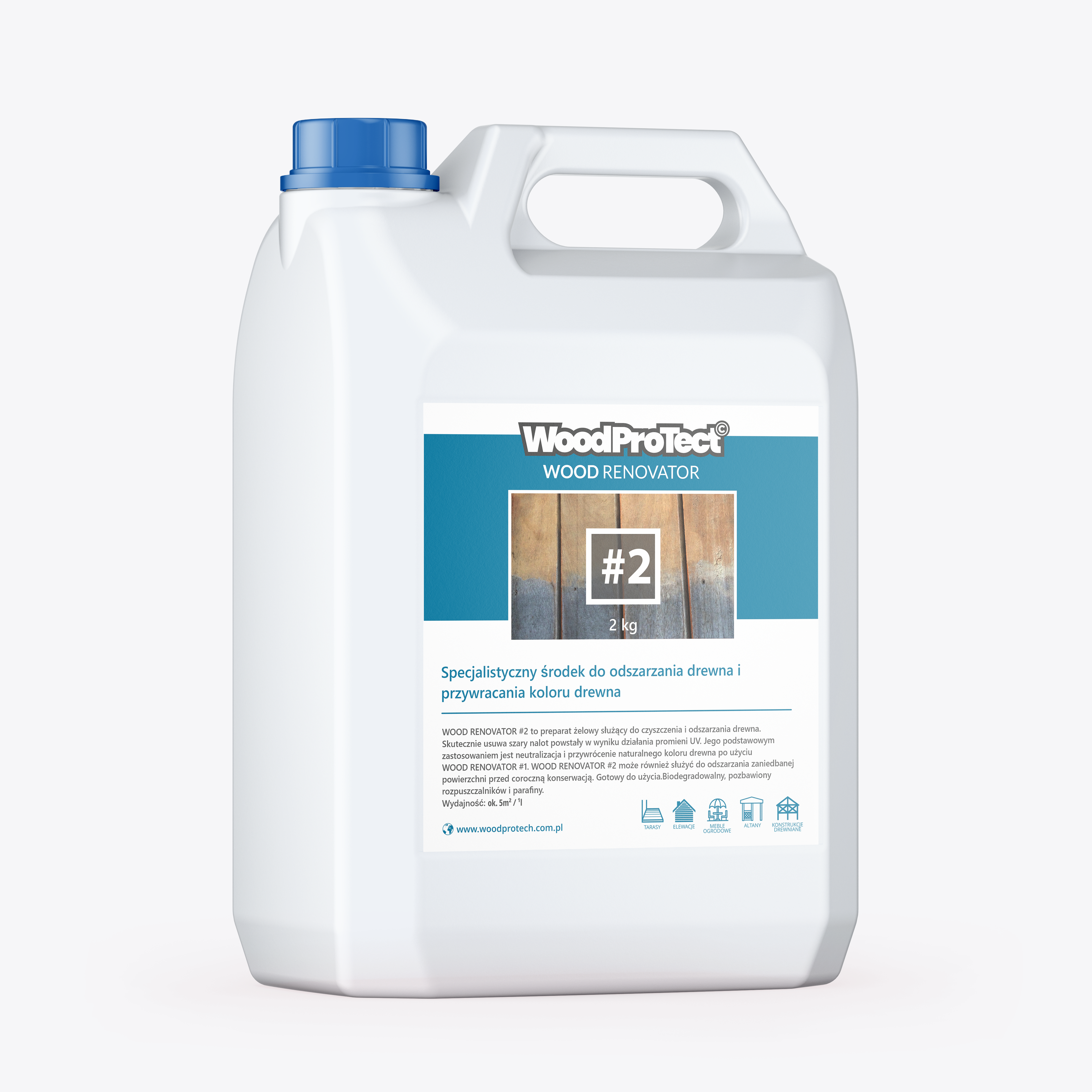 Gel dégraissant pour bois 2 kg – WoodProTect