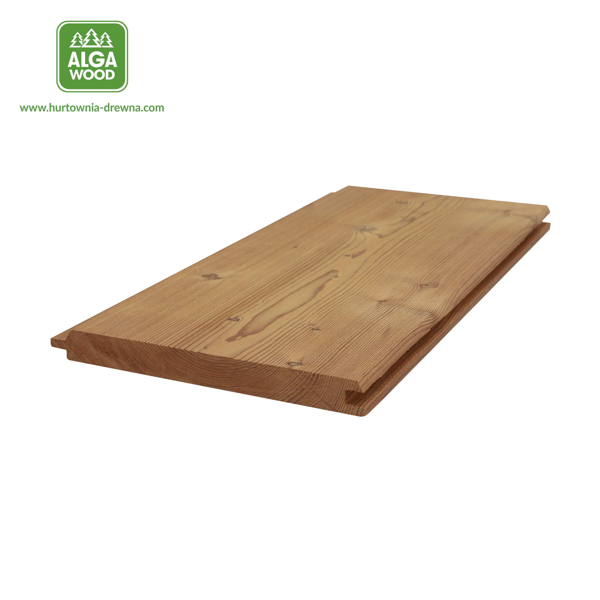 Plancher épicéa thermo traité 1,9 x 18,5 cm biseauté brossé naturel miel
