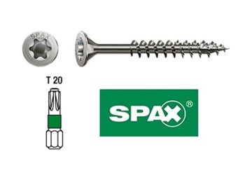 Vis à bois inox A2 4,5 x 5 cm Torx 20 – 200 pièces – Soffite/façade