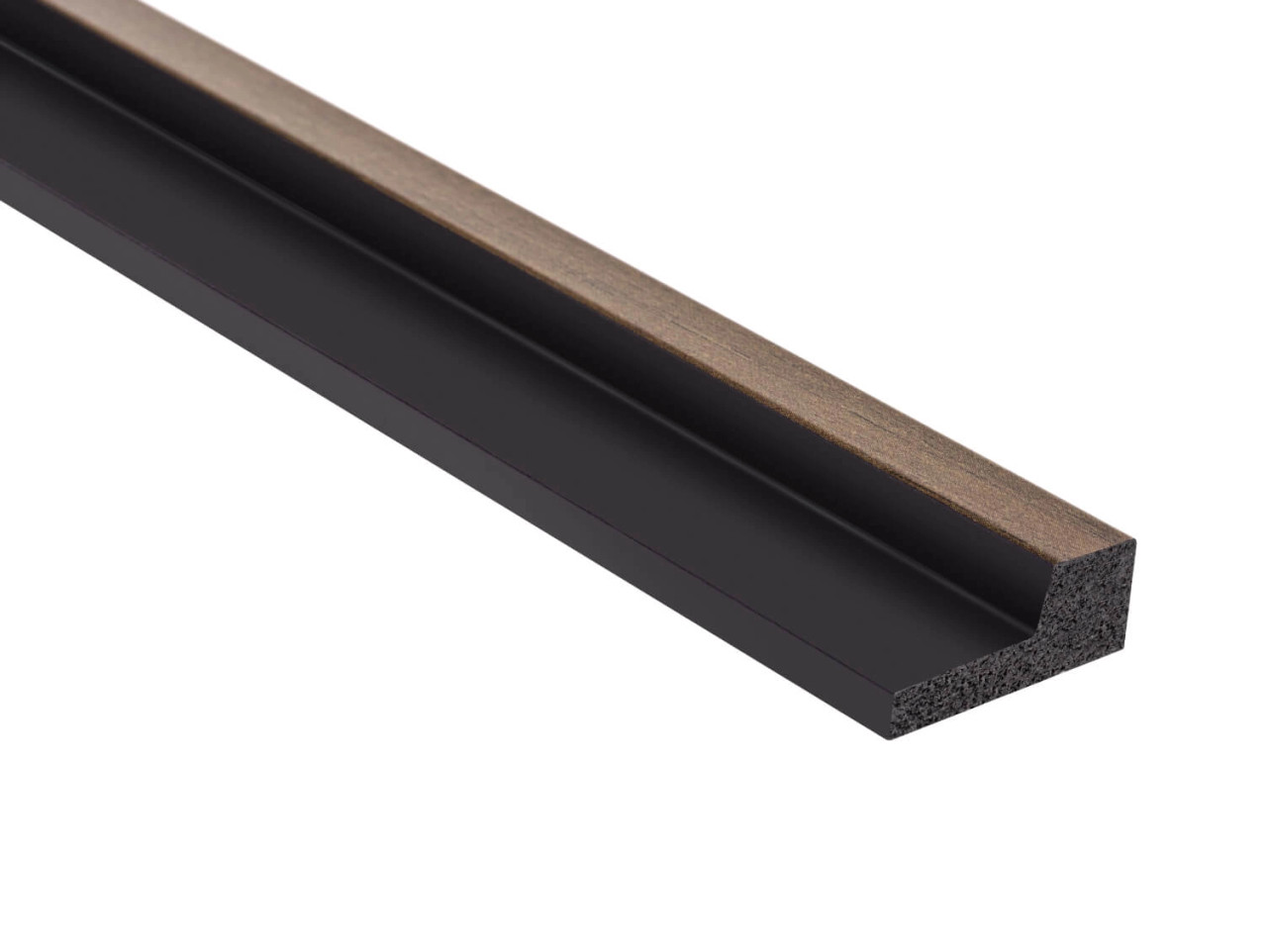 Extrémité droite de la lamelle Chêne foncé L0104R – Mardom Decor