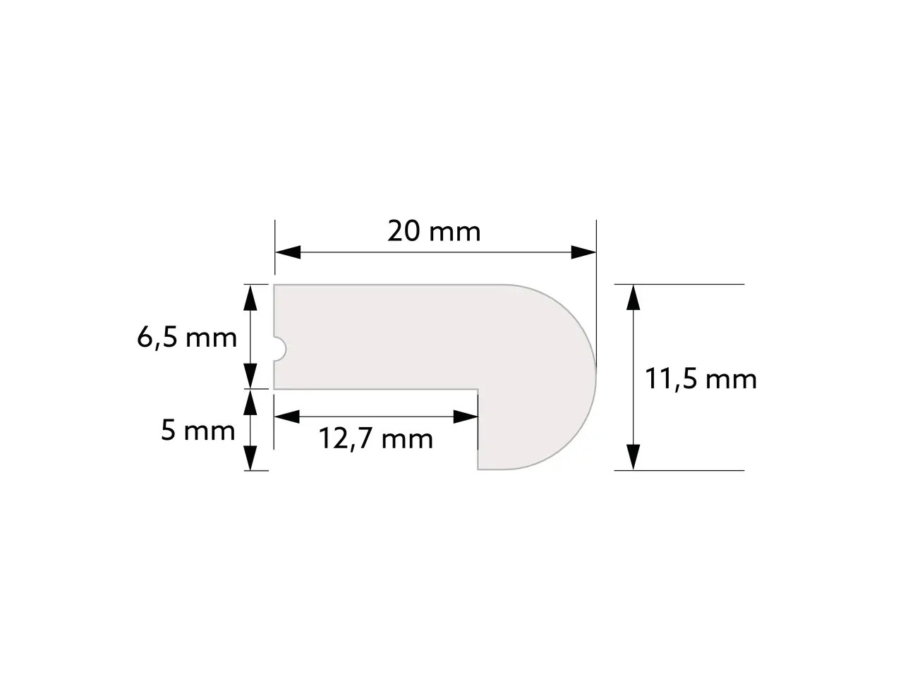 TP003P Moulure de finition – Mardom Decor