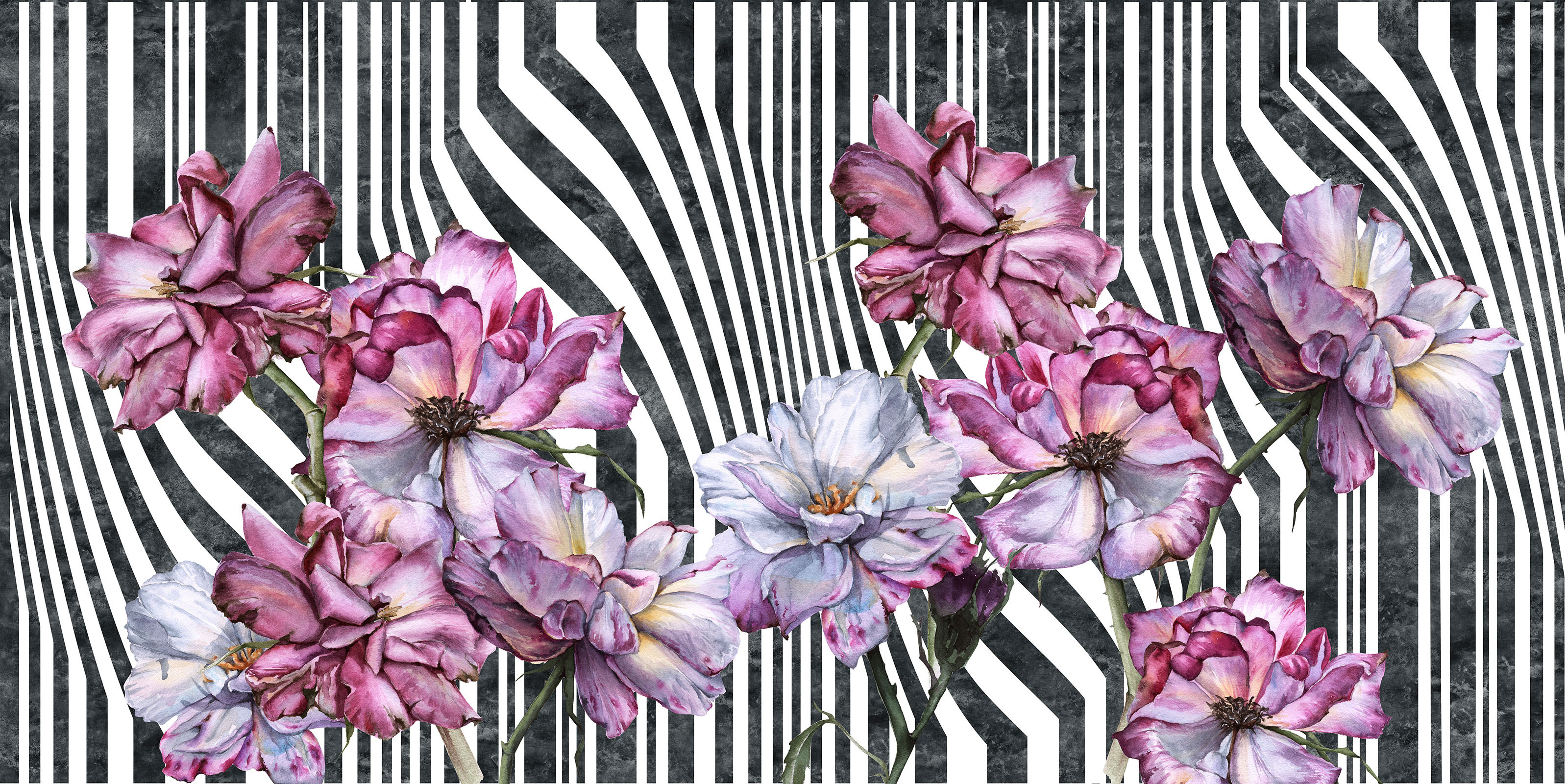 Zebra Fleur – Dekorami