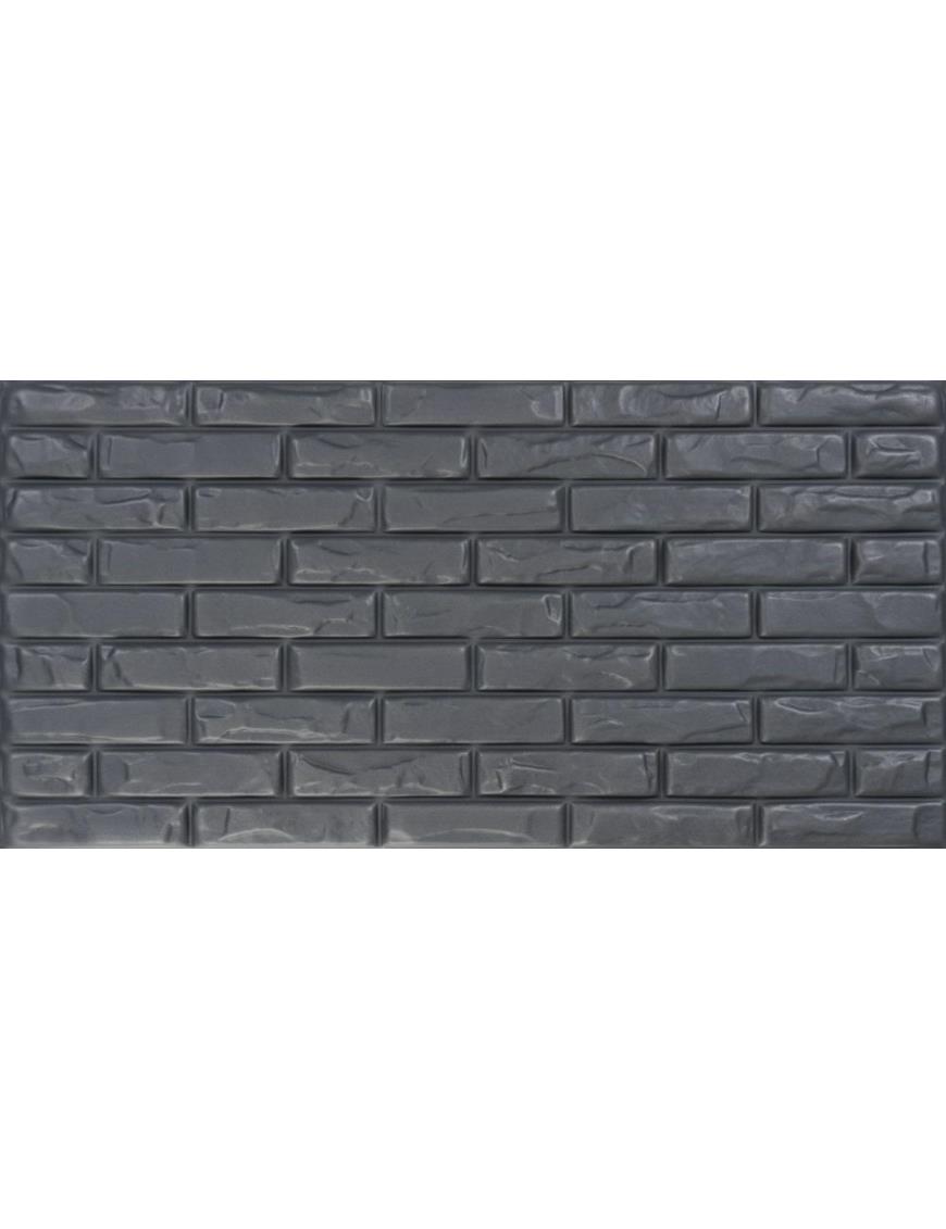 Panneau decoratif BRIQUE ANTHRACITE - Carton de 26 m²  (52 pièces)