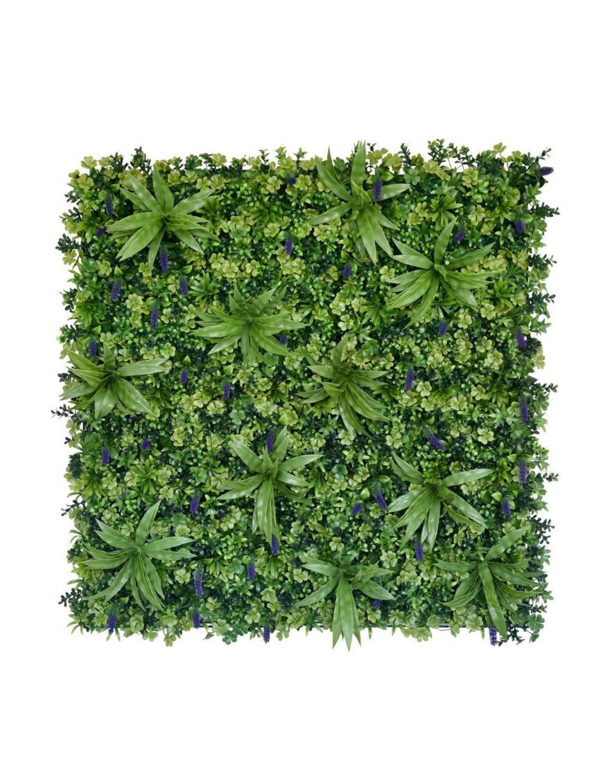 Panneau Végétal - Roma : Fleurs porte-bonheur - Carton de 5 m² (5 pièces)