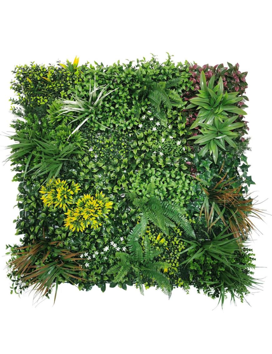 Panneau Végétal - Roma - Jardin de printemps - Carton de 5 m² (5 pièces)