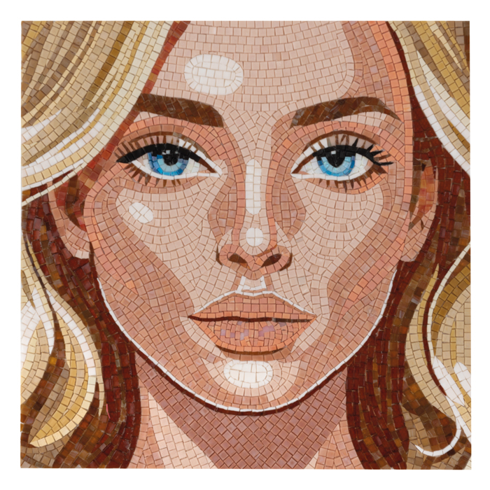 Blond meisje – 58×58 cm