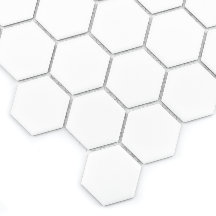 Hexagon White 51 matt