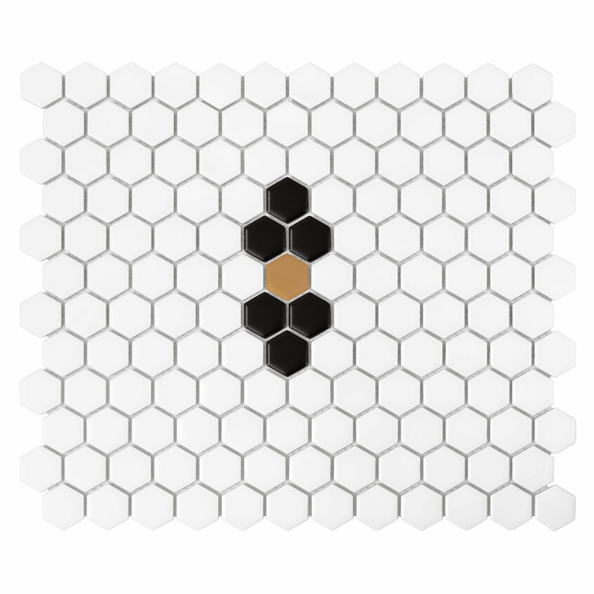 Mini Hexagon Beetle Black matt