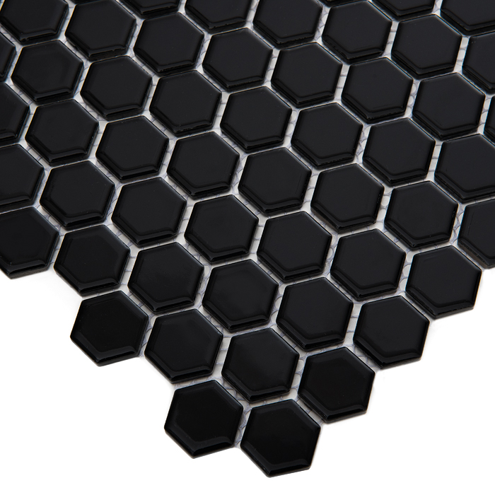 Mini Hexagon Black