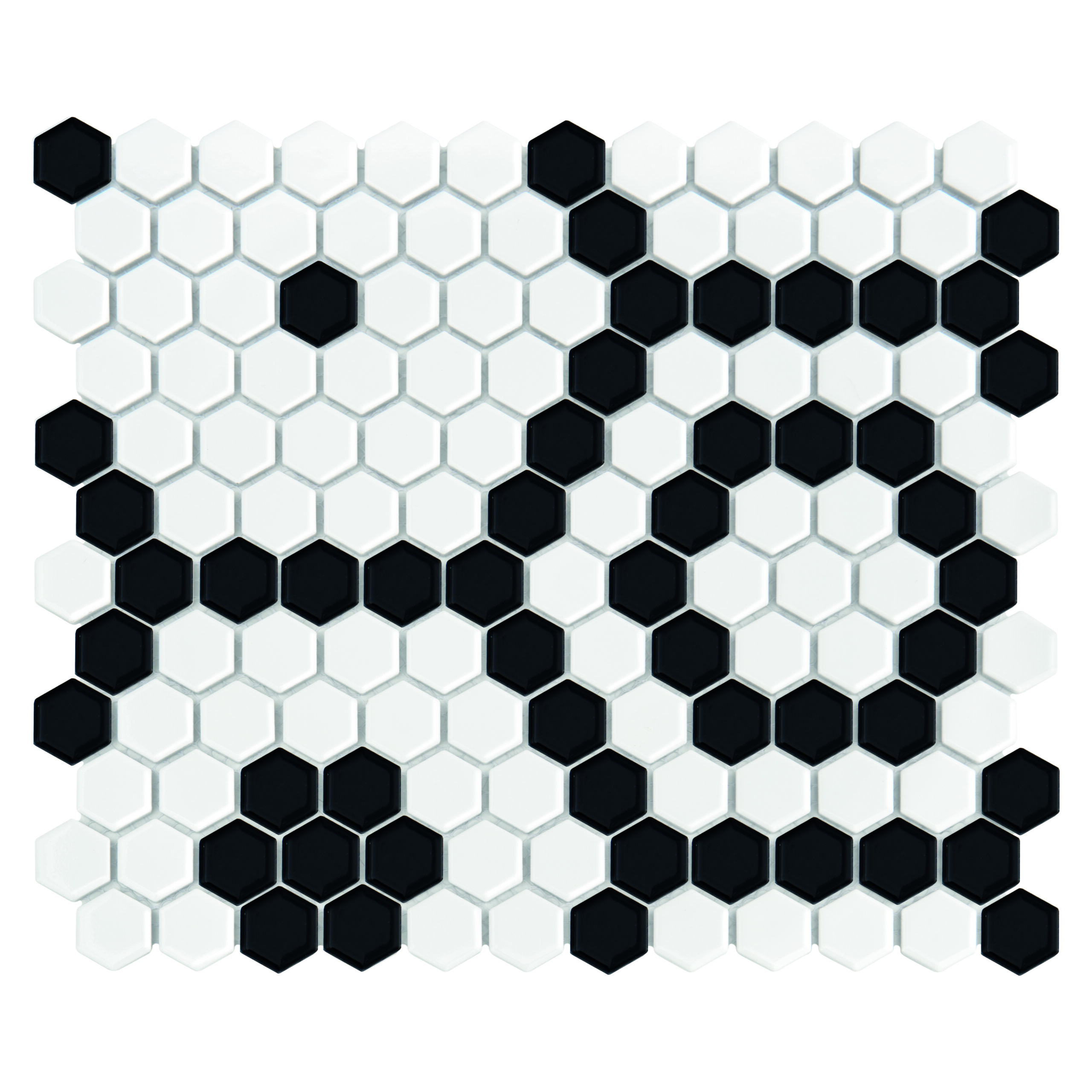 Mini Hexagon B&W Bee