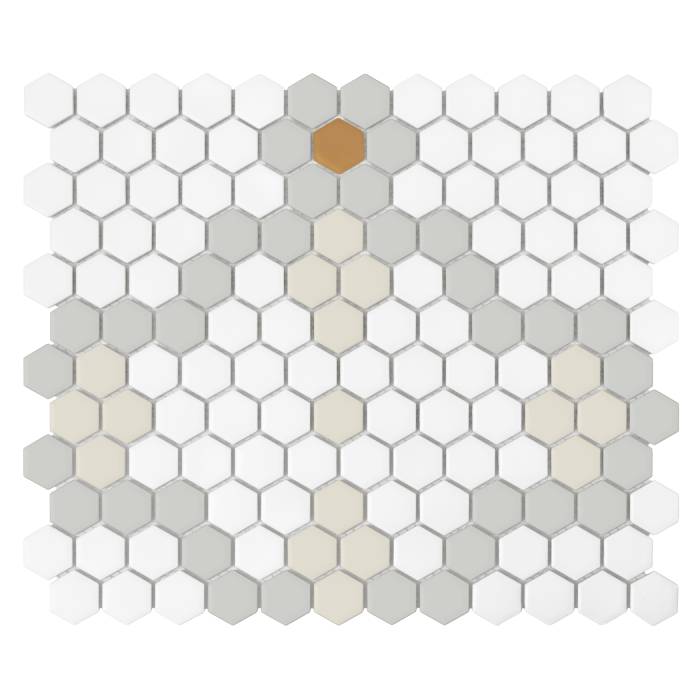 Mini Hexagon Compass matt