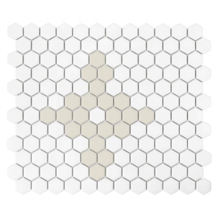 Mini Hexagon Floret matt