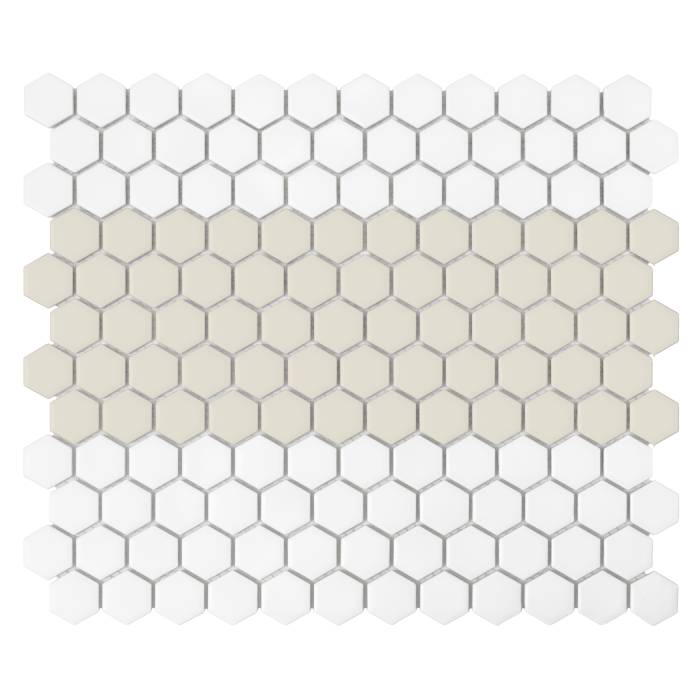 Mini Hexagon Stripe 1.C matt