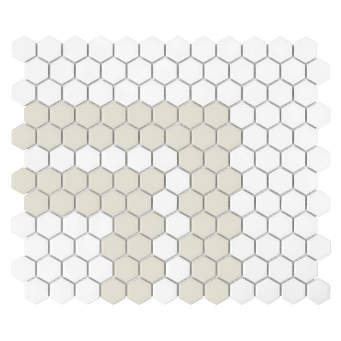 Mini Hexagon Stripe 2.2.C mate