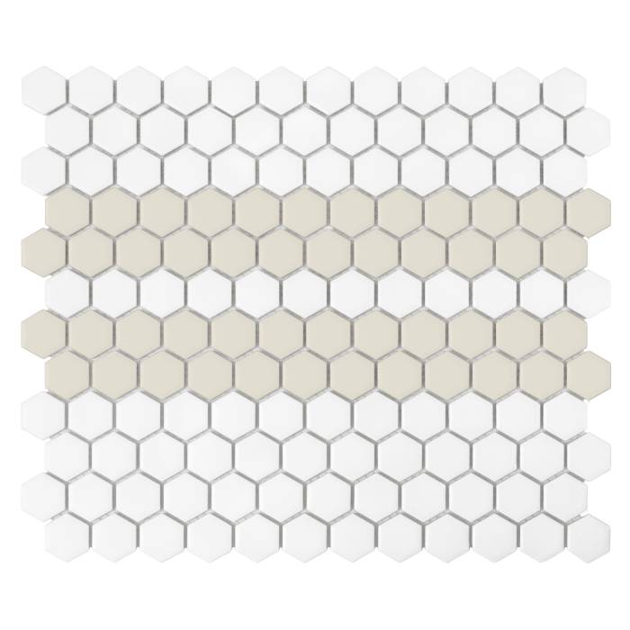 Mini Hexagon Stripe 2.C matt