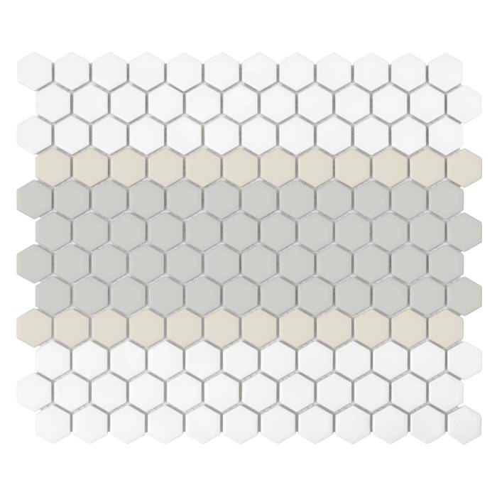 Mini Hexagon Stripe 3.C matt