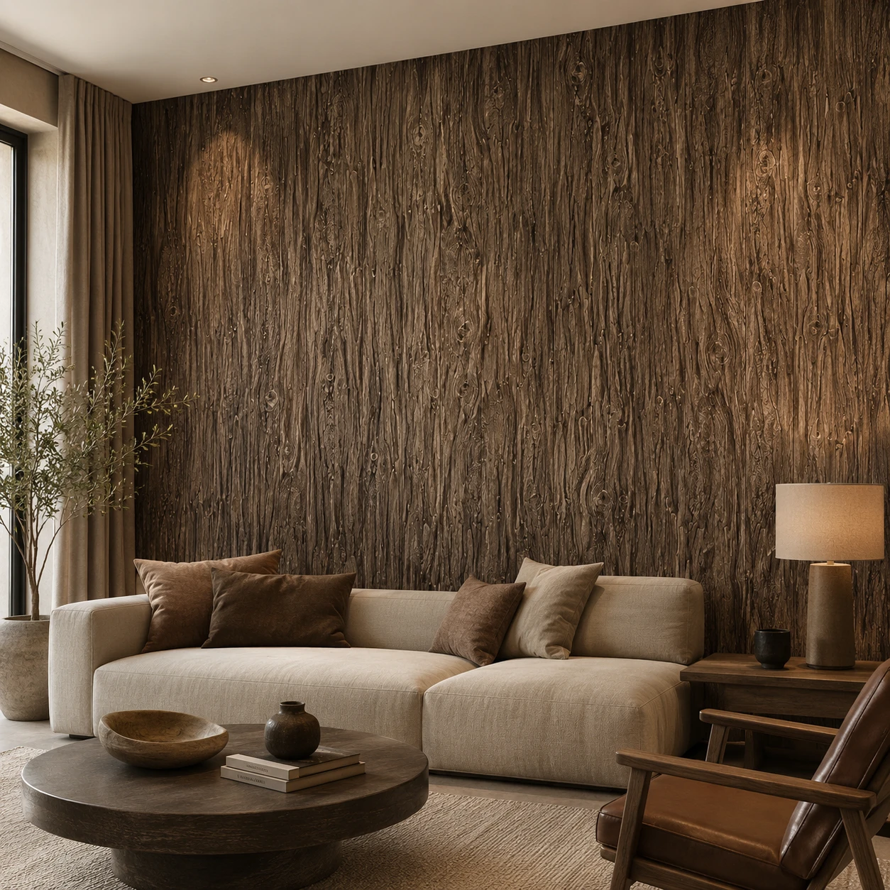 Panneau mural en polyuréthane FOREST BARK 150x75cm – Easy Stones