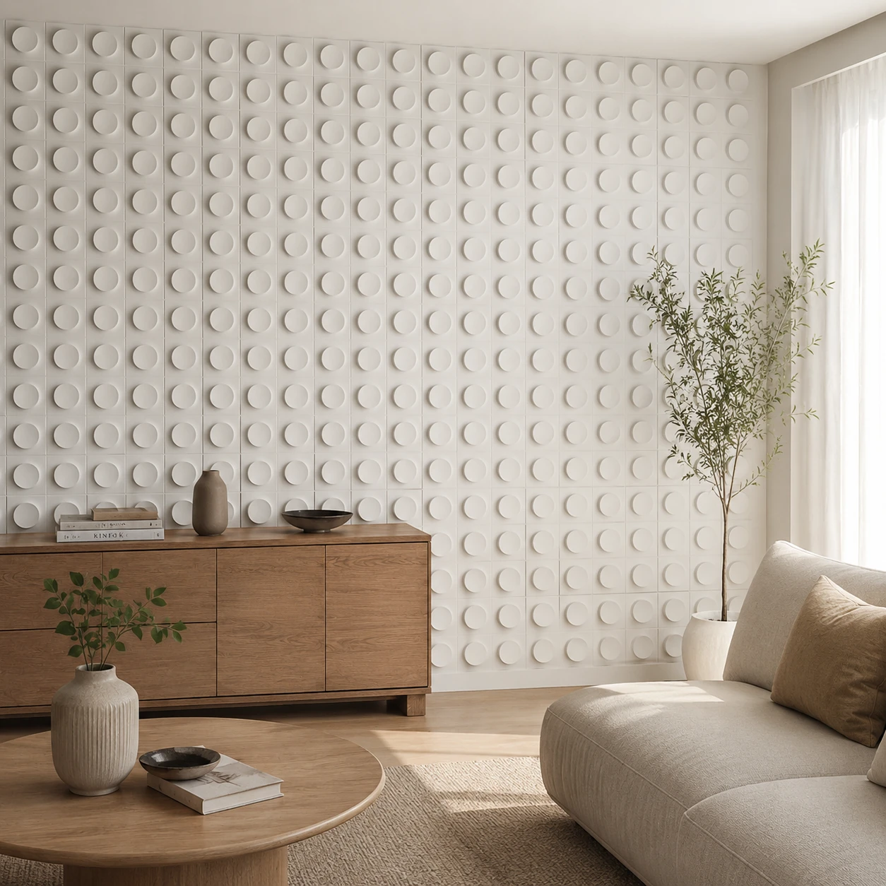 Panneau mural en polyuréthane FORAKER 60x120cm – Easy Stones