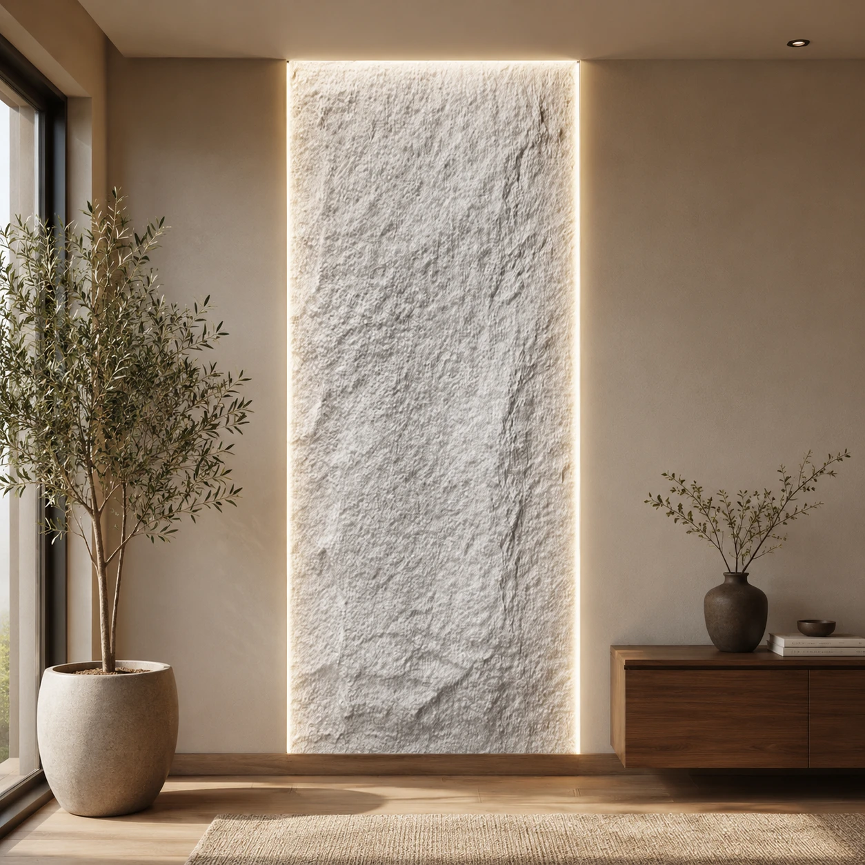 Panneau mural en polyuréthane EVEREST S7 60x120cm – Easy Stones