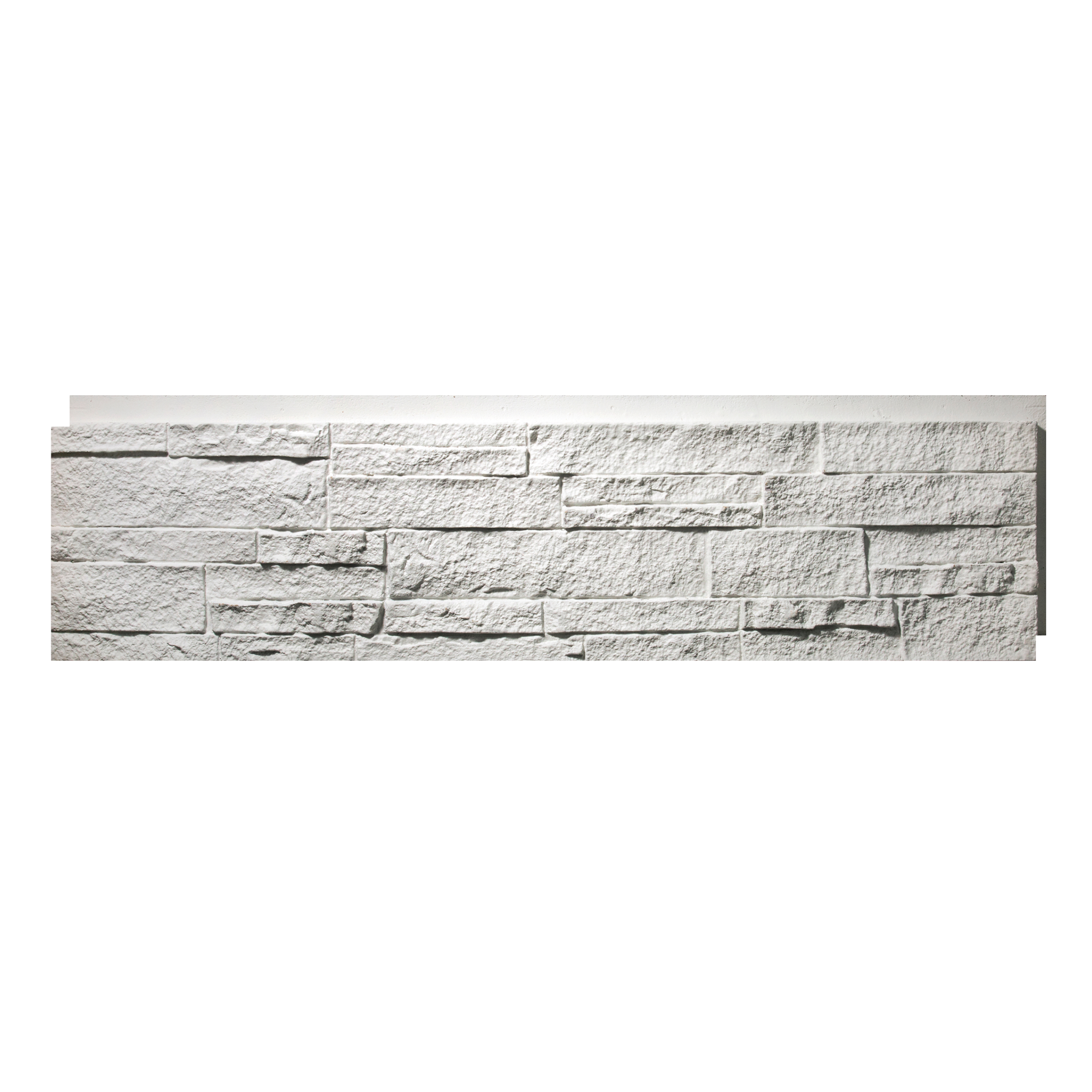 Panneau mural en polyuréthane blanc métropolitain 122 x 33 cm