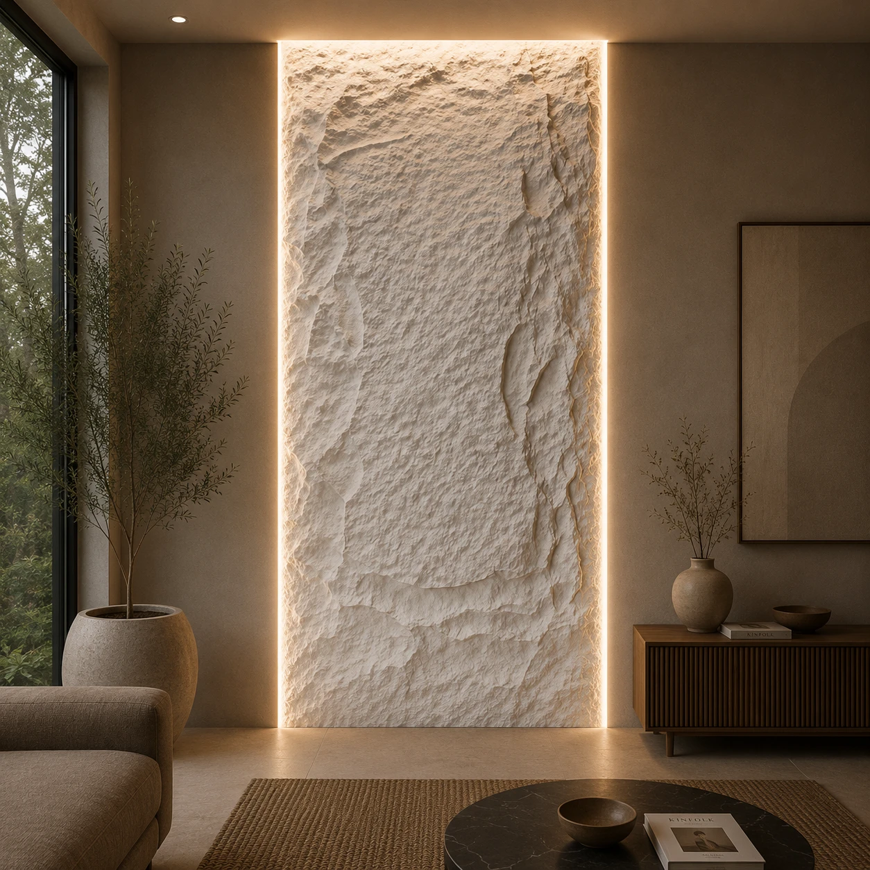 Panneau mural en polyuréthane VINSON S1 60x120cm – Easy Stones