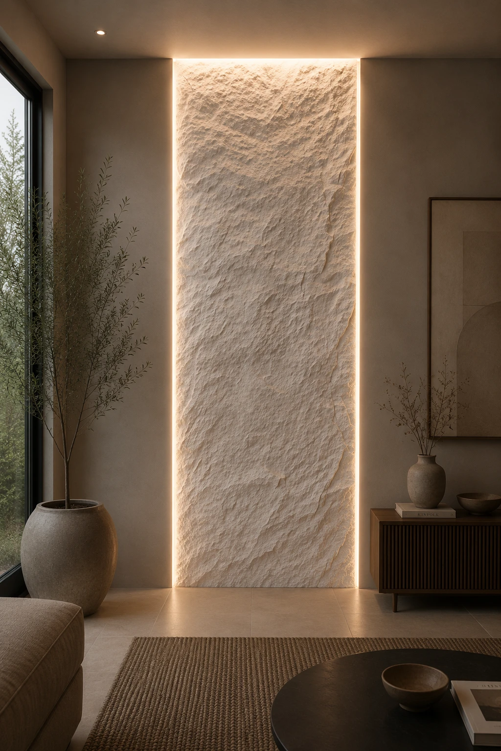 Panneau mural en polyuréthane EVEREST S4 60x120cm – Easy Stones