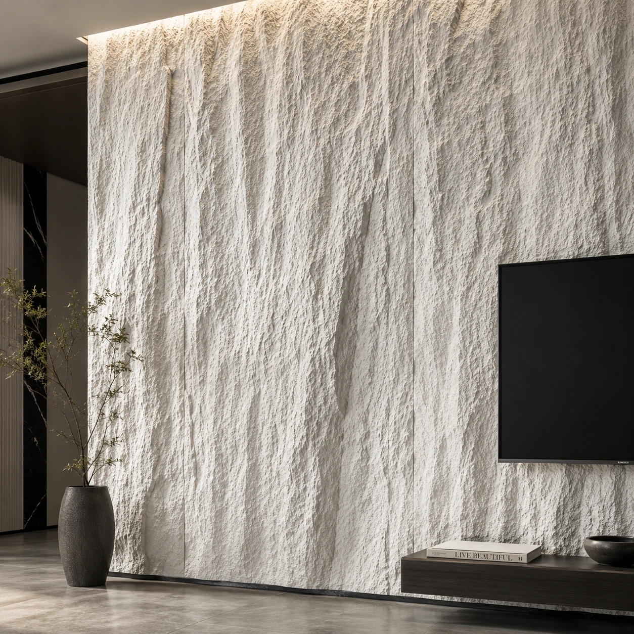 Panneau mural en polyuréthane FUJI S4 60x120cm – Easy Stones
