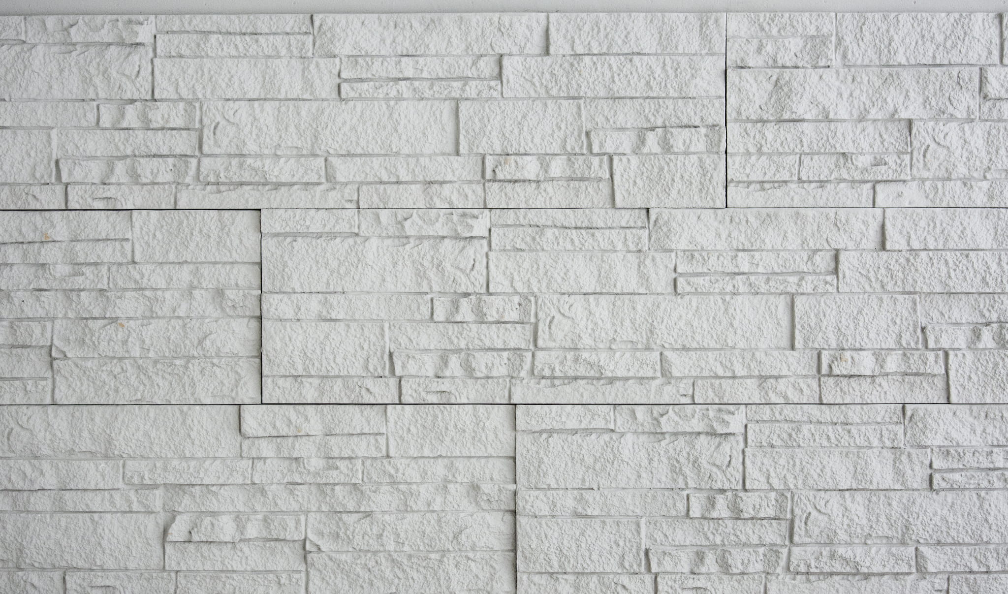 Panneau mural en polyuréthane blanc métropolitain 122 x 33 cm – Easy Stones