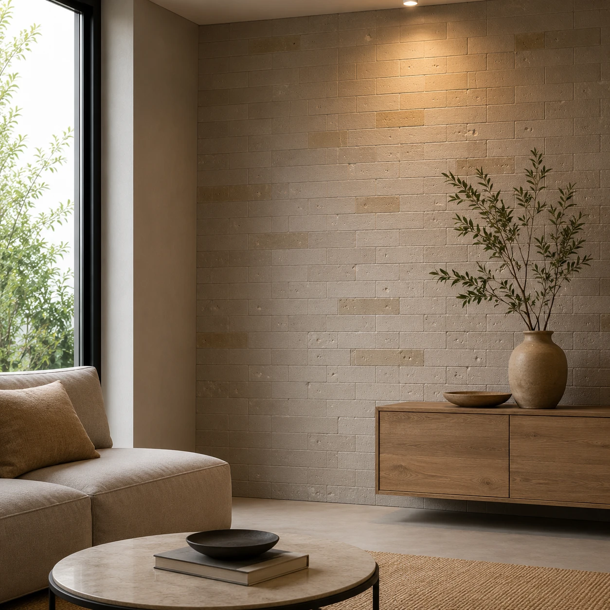 Panneau mural en polyuréthane TUSCAN STONE 120x60cm – Easy Stones