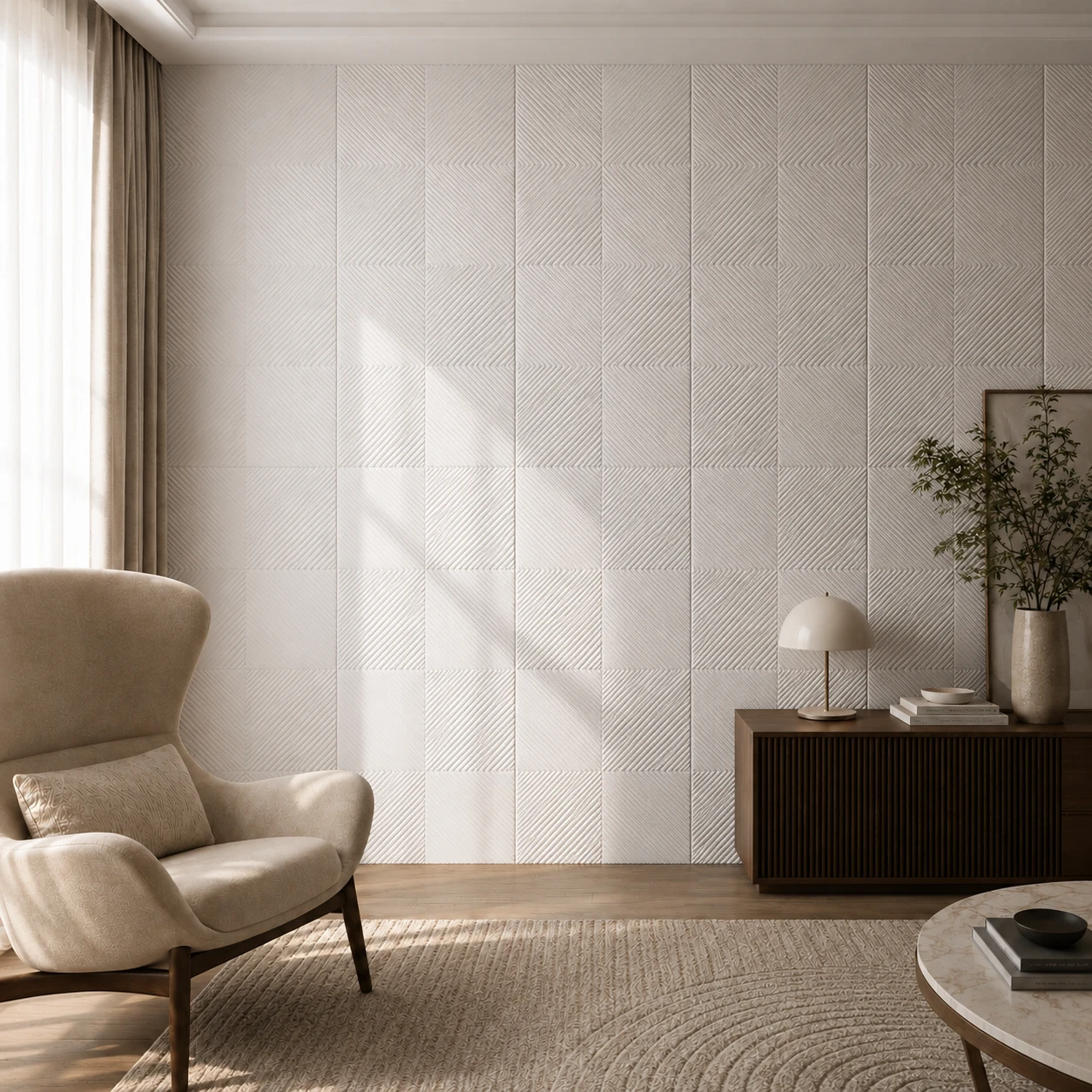 Panneau mural en polyuréthane ELBERT 60x120cm – Easy Stones