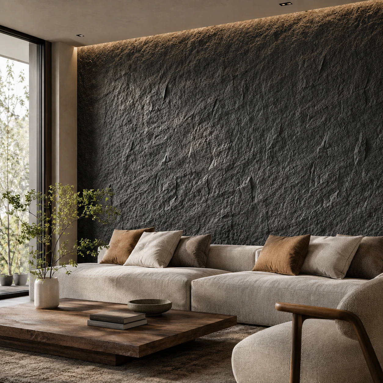 CAVE WALL panneau mural en polyuréthane 240x80cm – Easy Stones