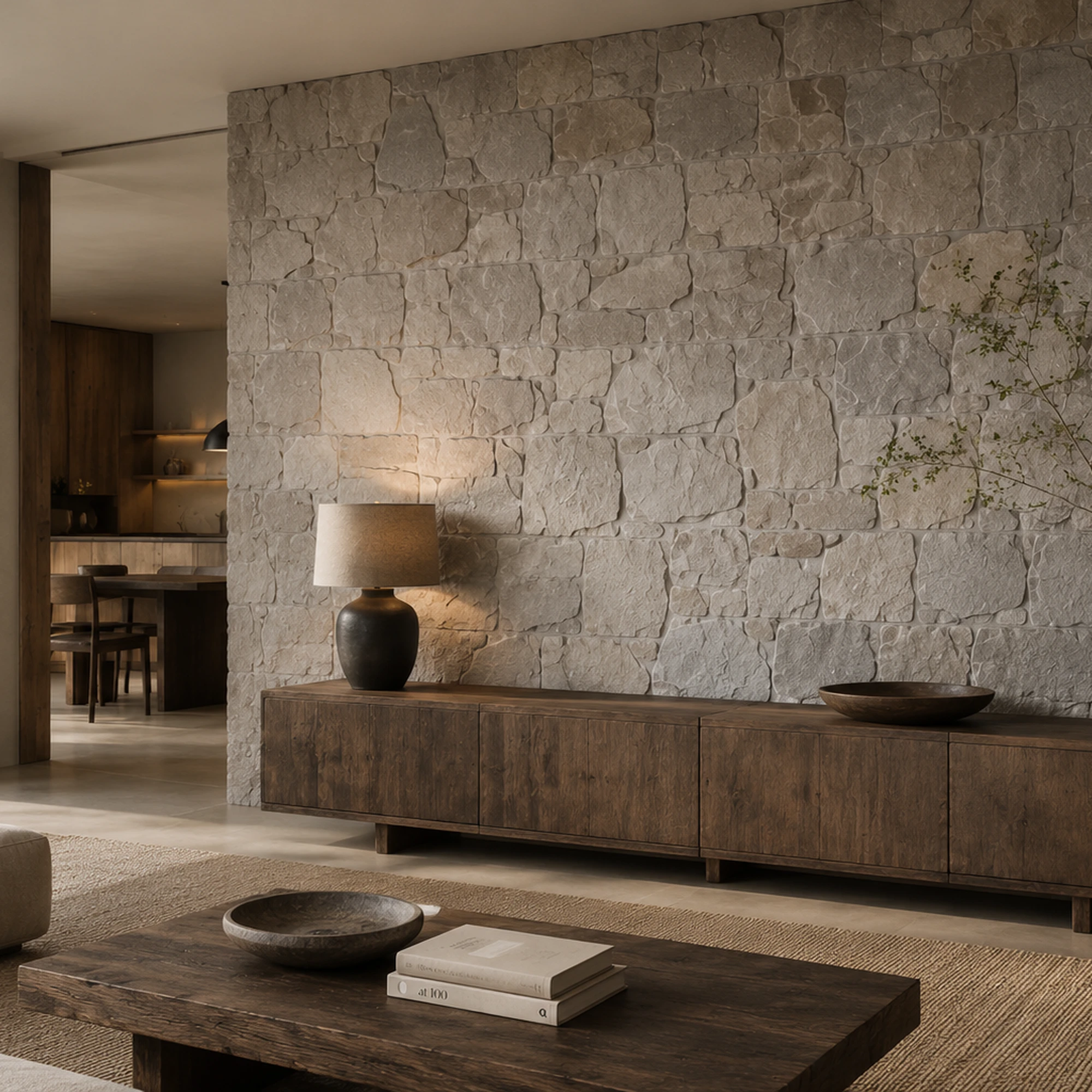 Panneau mural en polyuréthane STONE FORTRESS 149x74cm – Easy Stones