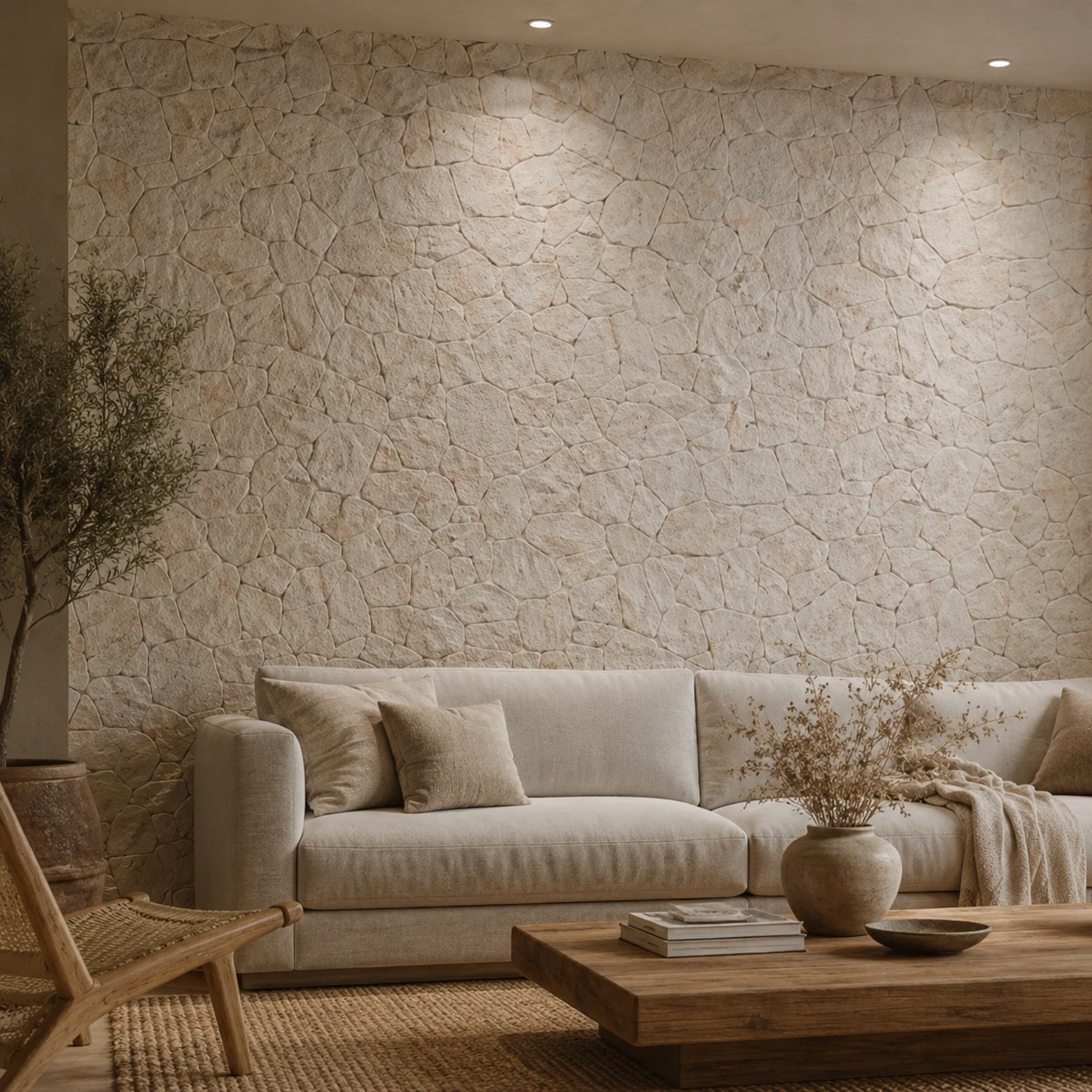 Panneau mural en polyuréthane SANDSTONE BLOCK 161x86cm – Easy Stones