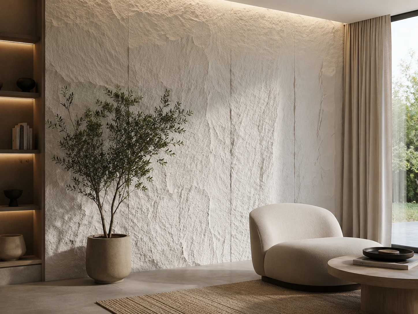 Panneau mural en polyuréthane EVEREST S6 60x120cm – Easy Stones
