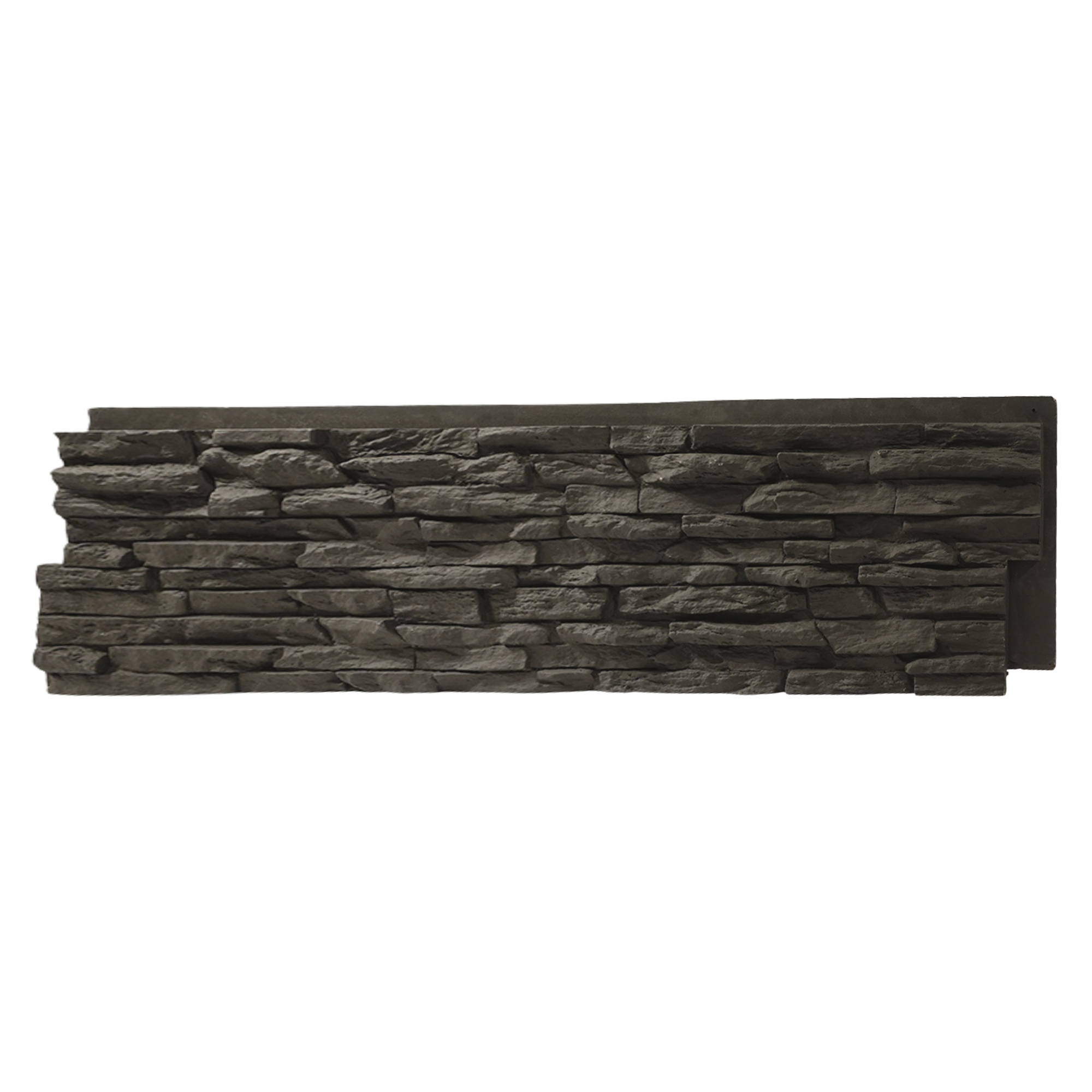 Panneau mural en polyuréthane Graphite Rock 122 x 33 cm