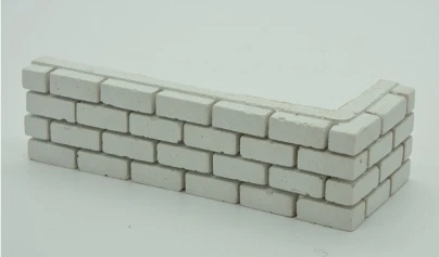 Mini carrelage d'angle en brique