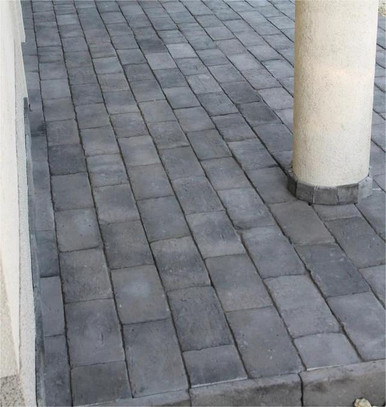 Dalle de terrasse ciment graphite 1,5 cm – L : 13.5 cm x H : 27 cm x Ep : 3.5 cm