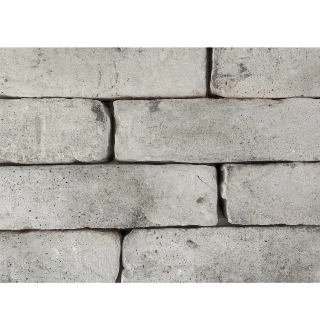 Brique de terrasse grise ancienne moyenne – L : 6.5 cm x H : 27 cm x Ep : 3.5 cm