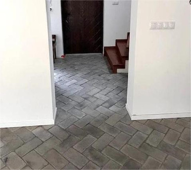 Carrelage ciment vieille brique grise  – L : 13.5 cm x H : 27 cm x Ep : 1.5 cm