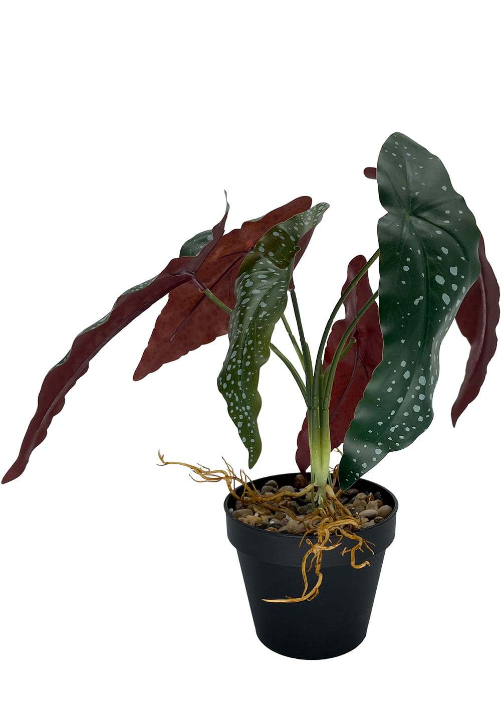 Plante artificielle Bégonia Rosie 35 cm – Green Designers