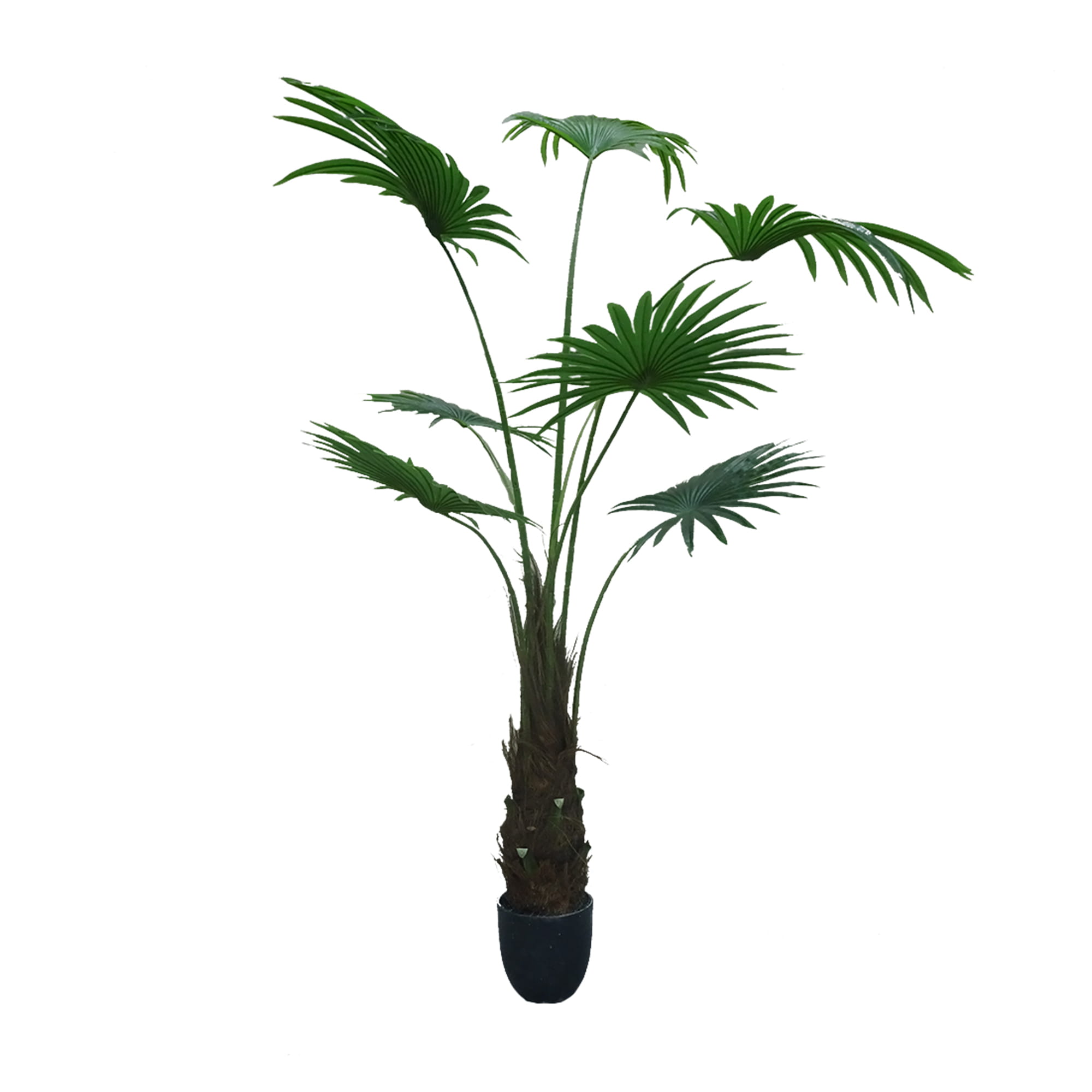 Palmier artificiel en pot Washingtonia Robusta, 180 cm