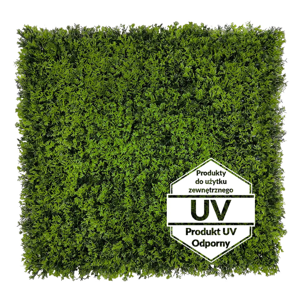 Tapis UV Genévrier vert artificiel 50x50cm