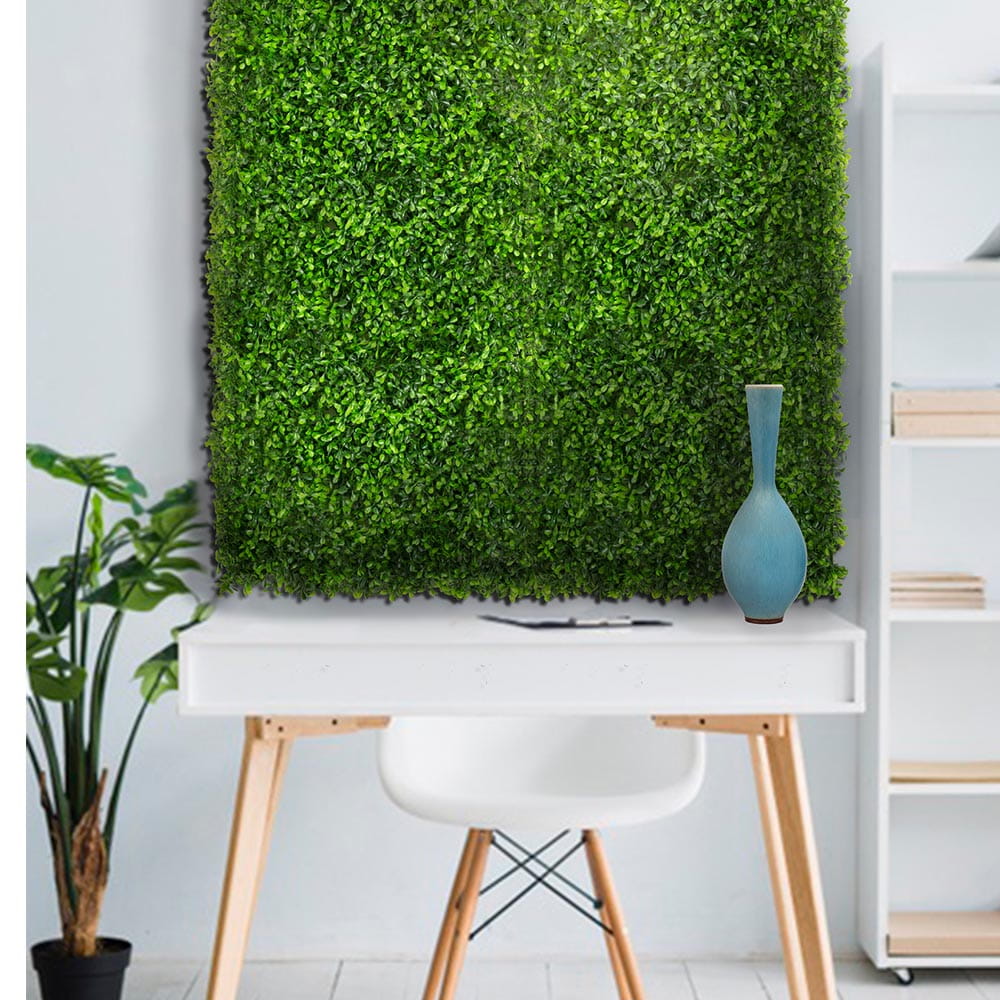 Mur végétal Vert Millepertuis 50x50cm – Green Designers
